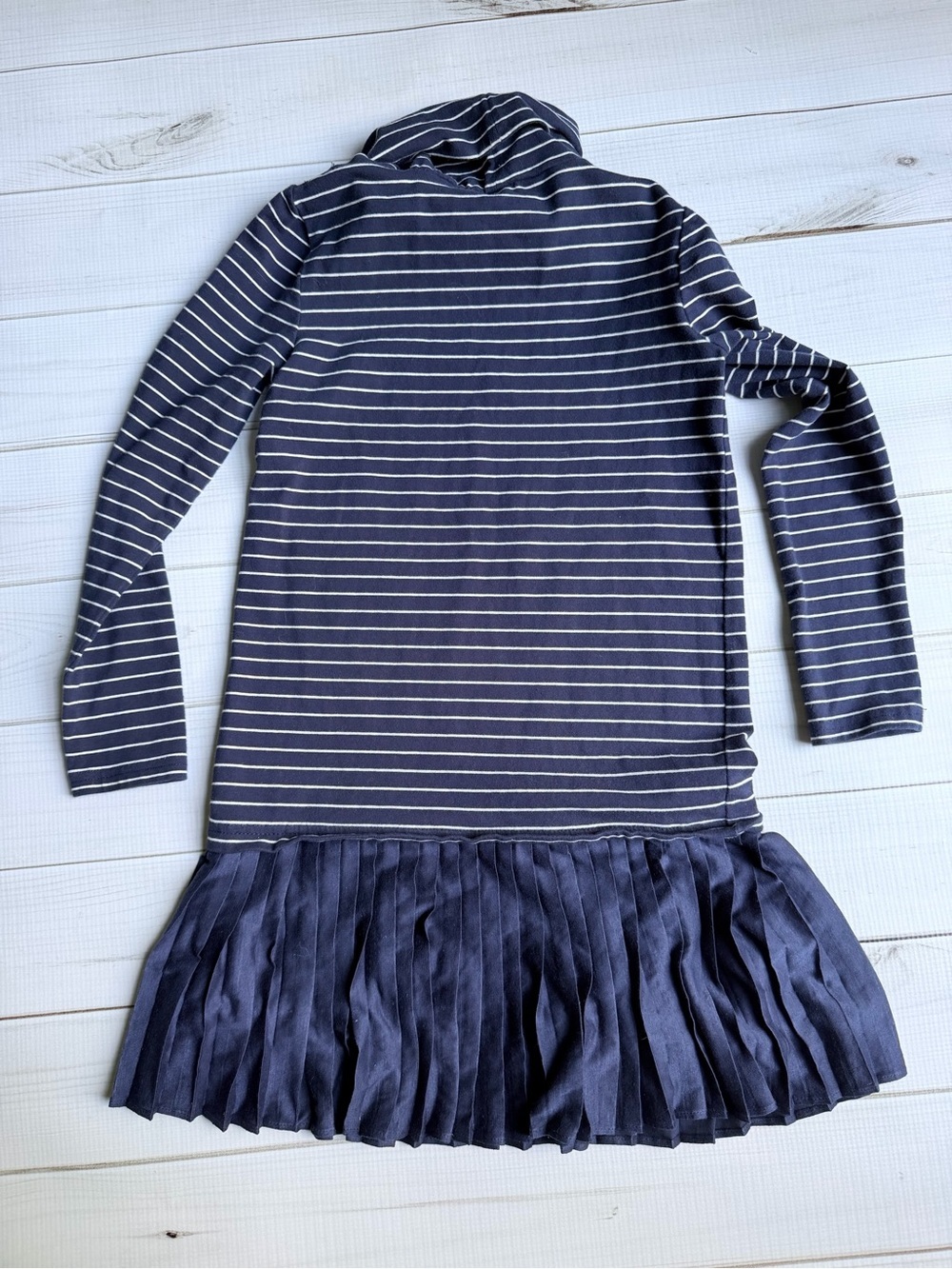 Polo by Ralph Lauren Navy and White Striped Knit Top - Picture 4 of 5